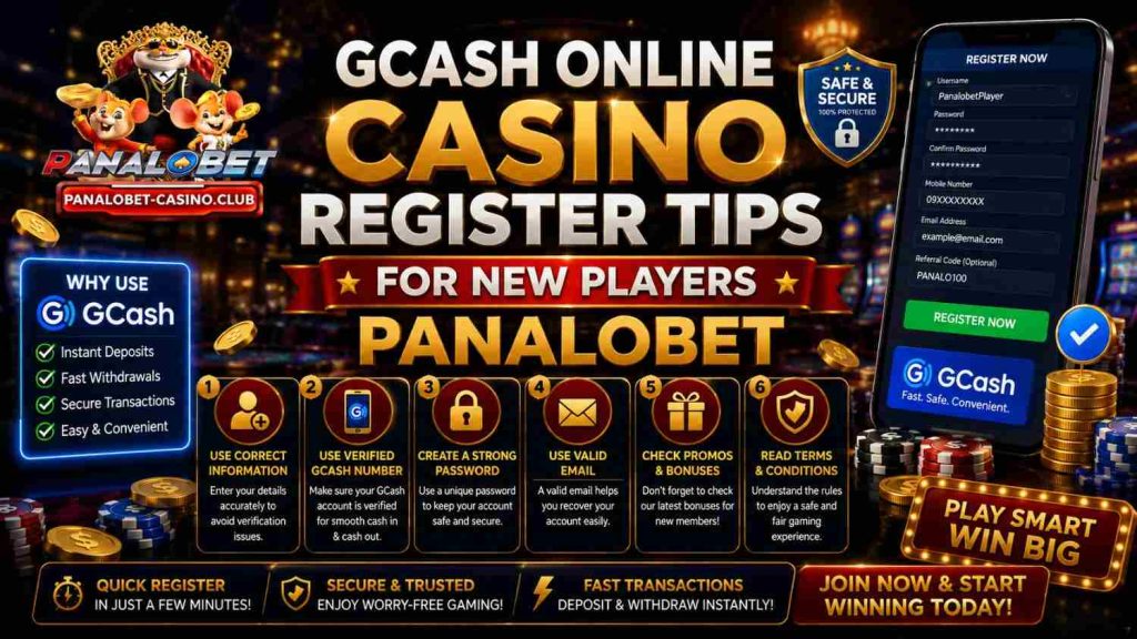 GCash Online Casino Register Tips for New Players Panalobet