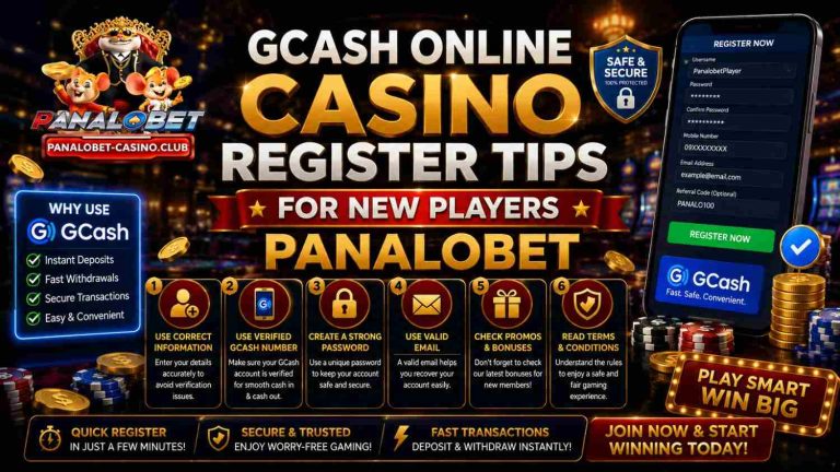 GCash Online Casino Register Tips for New Players Panalobet