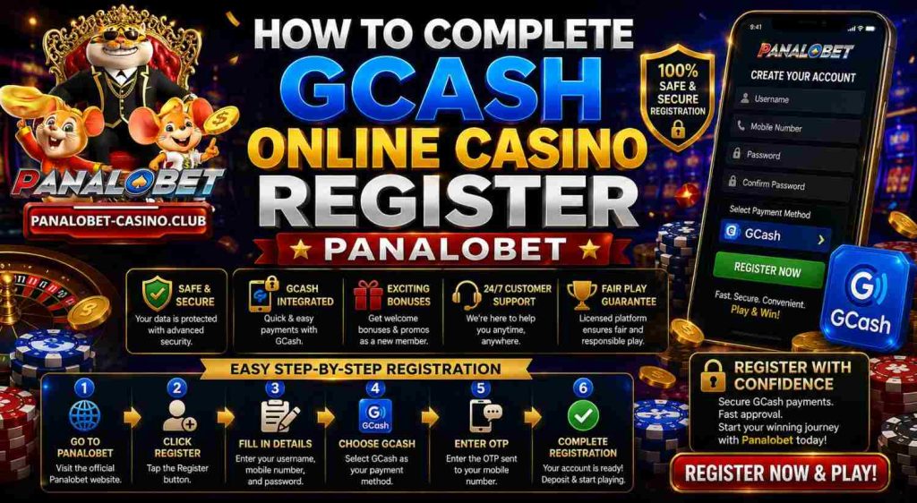 How to Complete GCash Online Casino Register Panalobet