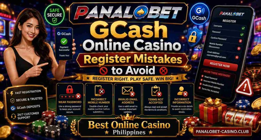 GCash Online Casino Register Mistakes to Avoid Panalobet